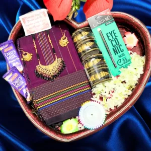 স্পেশাল গিফট হাফসিল্ক শাড়ির কম্বো. std-46