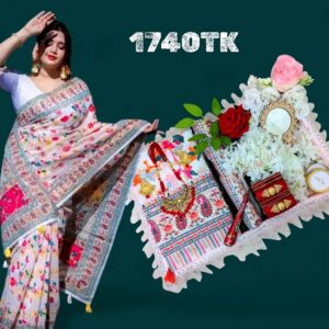 জনপ্রিয় আফসান পিন্ট শাড়ি প্যাকেজ🥰