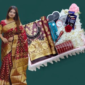 লাল খয়ারি কাতান প্রিমিয়াম প্যাকেজ😍